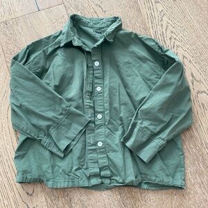 Sage Green ROUX Button-Up long sleeve shirt